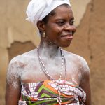 Portrait of a Vodunsi in her village (image by Inger Vandyke)