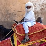 Portrait of a young Batonu horserider on his horse (image by Inger Vandyke)
