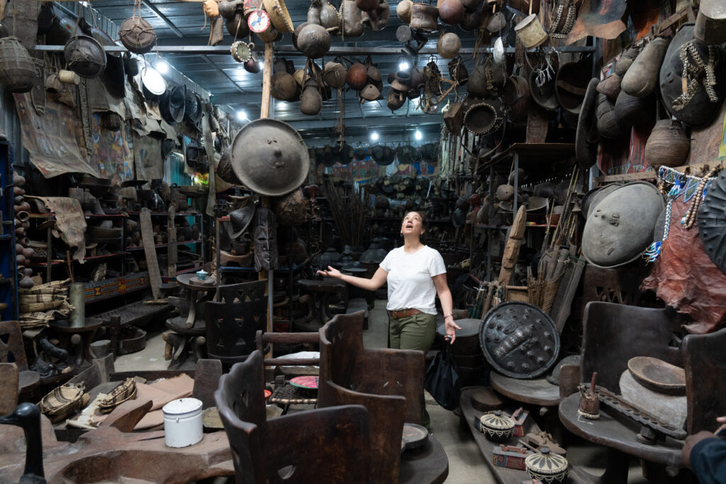 Shopping for antiques in Addis is a bit like visiting the set of an Indiana Jones movie! (image by Inger Vandyke)