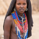 Portrait of a young Arbore woman (image by Inger Vandyke)