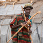 A Dassanech elder returns from herding his livestock (image by Inger Vandyke)