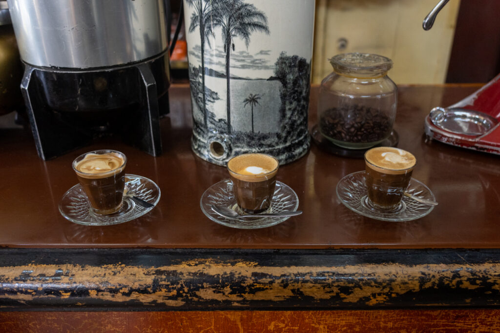 There's nothing like a good Ethiopian espresso to get your heart started before a morning of exploration in Addis (image by Inger Vandyke)