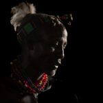 Soulful silhouette of a Hamer head man inside his home (image by Inger Vandyke)