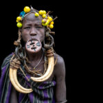Spectacular decoration of Ethiopia's Mursi people (image by Inger Vandyke)