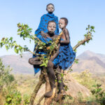 Young Suri boys in a tree (image by Inger Vandyke)