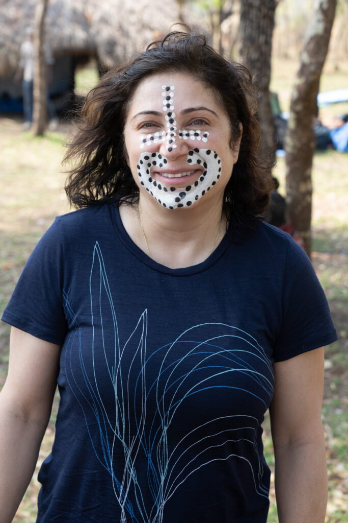 Why not get your face painted too? (image by Inger Vandyke)