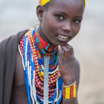 Portrait of a stunning young Arbore girl (image by Inger Vandyke)