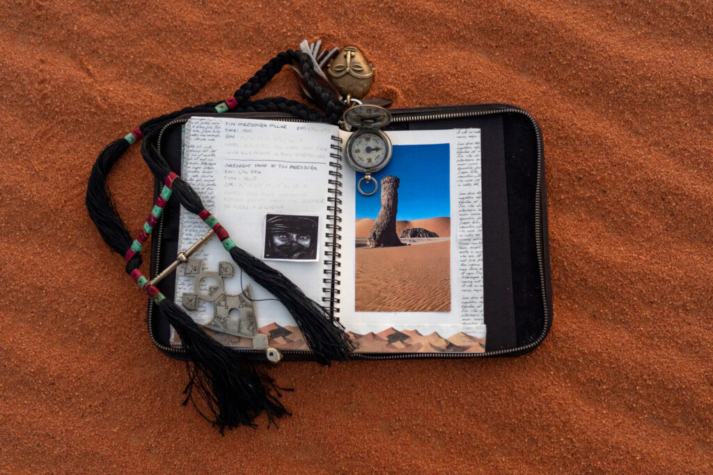 My Tuareg diary (image by Inger Vandyke)