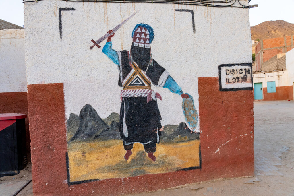 Sabiba street art in Djanet (image by Inger Vandyke)