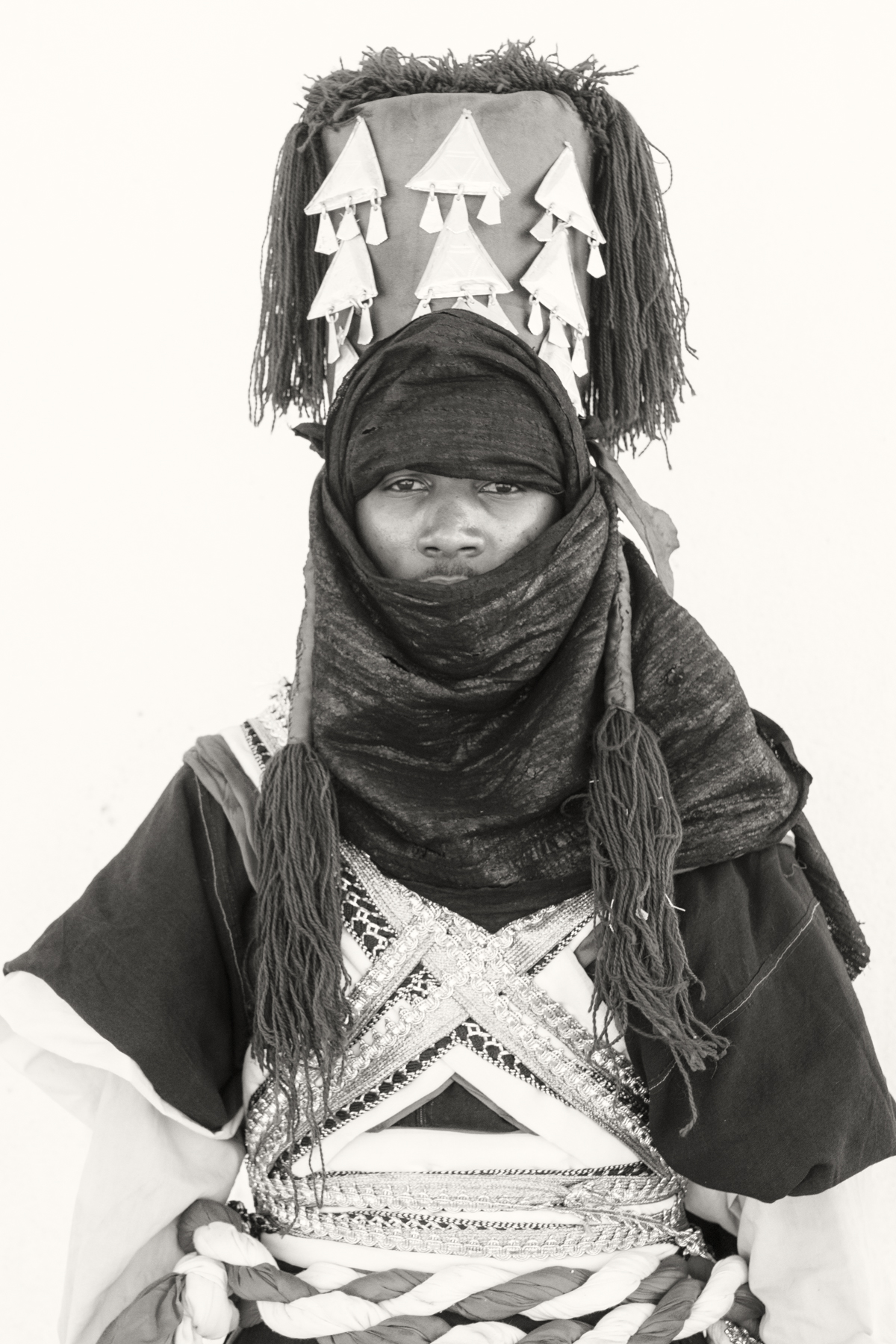 Sabiba warrior in monochrome (image by Inger Vandyke)