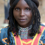 A Fulani lady selling goat's milk at Karnak in remote Chad (image by Inger Vandyke)