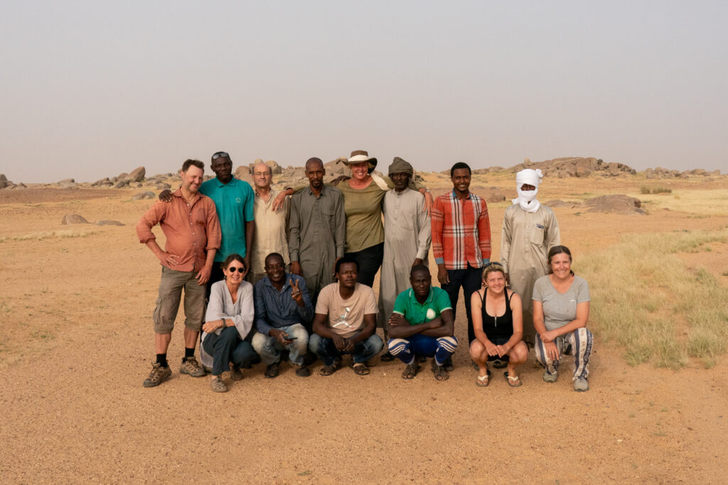 Our intrepid expedition group in northern Chad. What a magnificent bunch of people! (image by Inger Vandyke)