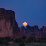 Incredible rising moon in the Ennedi (image by Inger Vandyke)