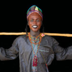Smile practice for the Gerewol (image by Inger Vandyke)