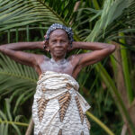 An elderly trainer of young Voodoo adepts in remote Benin (image by Inger Vandyke)