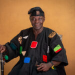 An Ashanti Chief in attendance at our private audience with King Lutin Sraman II of Ghana (image by Inger Vandyke)