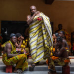 We were granted a private audience with one of the Ashanti kings during our tour in Ghana (image by Inger Vandyke)