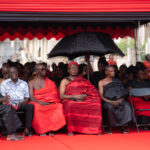Ashanti chiefs at a funeral (image by Inger Vandyke)