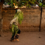 Guelede is always entertaining to local children (image by Inger Vandyke)