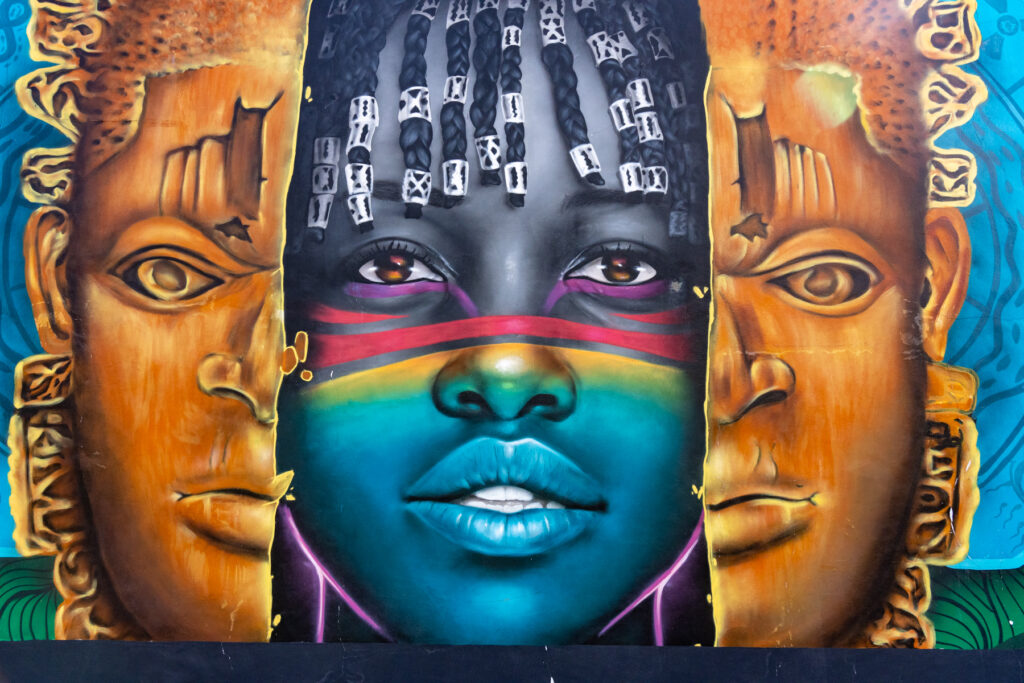 Street art in Cotonou (image by Inger Vandyke)