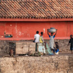 The colourful fishing community of Elmina in Ghana (image by Inger Vandyke)