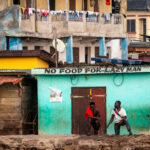 No Food For Lazy Man in Elmina (image by Inger Vandyke)