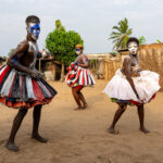 Gambada dancers twirling at the voodoo ceremony of love (image by Inger Vandyke)