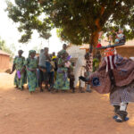 The wonderful dance of Guelede is a celebration of the feminine divinity in Benin (image by Inger Vandyke)