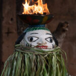 Portrait of a Guelede fire dancer (image by Inger Vandyke)