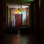 A spontaneous and unexpected invitation to visit the inside of Porto Novo's old mosque (image by Inger Vandyke)
