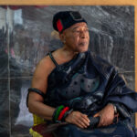 Portrait of King Lutin Sraman II of Ghana's Ashanti people (image by Inger Vandyke)