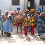 Krobo women sing and dance to prepare young girls for a Dipo ceremony (image by Inger Vandyke)