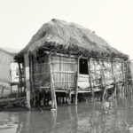 A traditional house in Ganvie on Lake Nokoue (image by Inger Vandyke)