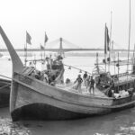 Traditional wooden fishing boats that ply the Bay of Bengal (image by Inger Vandyke)