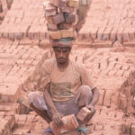 Brick carrying is one of the most difficult jobs you can do in Bangladesh (image by Inger Vandyke)