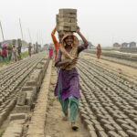 Brick runners in Dhaka (image by Inger Vandyke)