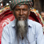 Portrait of a cycle rickshaw driver in Dhaka (image by Inger Vandyke)
