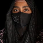 Portrait of a beautiful young muslim woman in Dhaka (image by Inger Vandyke)