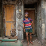 Portrait of a ship breaking worker (image by Inger Vandyke)