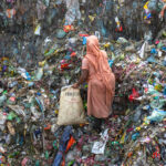 Waste picking is one of the most confronting human labours in Bangladesh (image by Inger Vandyke)