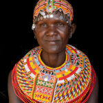 Traditionally decorated El Molo woman (image by Inger Vandyke)