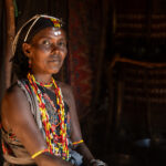Beautiful Gabra woman wearing her traditional silver crown called a Malmal (image by Inger Vandyke)