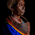 An elderly Rendile lady in her home in the Ndoto Mountains (image by Inger Vandyke)