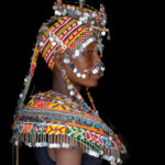 Side view of a Rendile girl with her beautiful silver and beadedjewellery (image by Inger Vandyke)