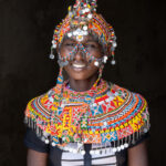 The breathtaking decoration of Rendile girls in Lake Turkana (image by Inger Vandyke)