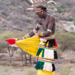 Rendile Moran preparing to go to a wedding (image by Inger Vandyke)