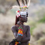 Side view of a decorated Rendile Moran (image by Inger Vandyke)