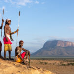 Samburu young men at Ololokwe (image by Inger Vandyke)