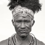 Turkana elder in monochrome (image by Inger Vandyke)