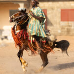 Batonu horseman demonstrates impressive skills and agility (image by Ingrid Koedood)